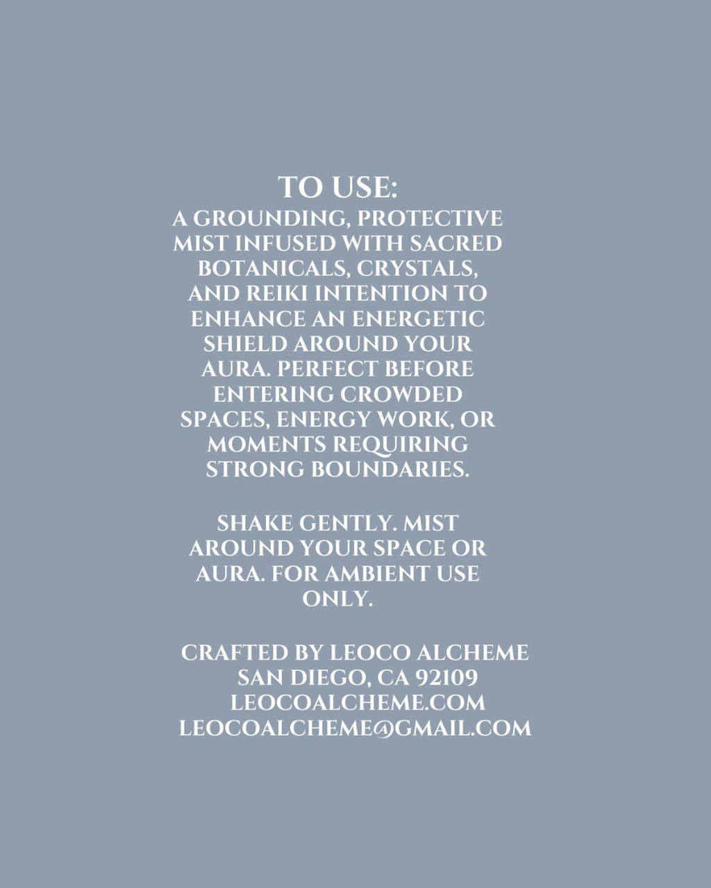 Shield Aura Protection Spray 4 oz