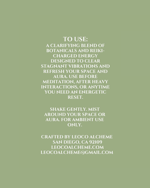 Purity Energy Clearing Spray 4 oz